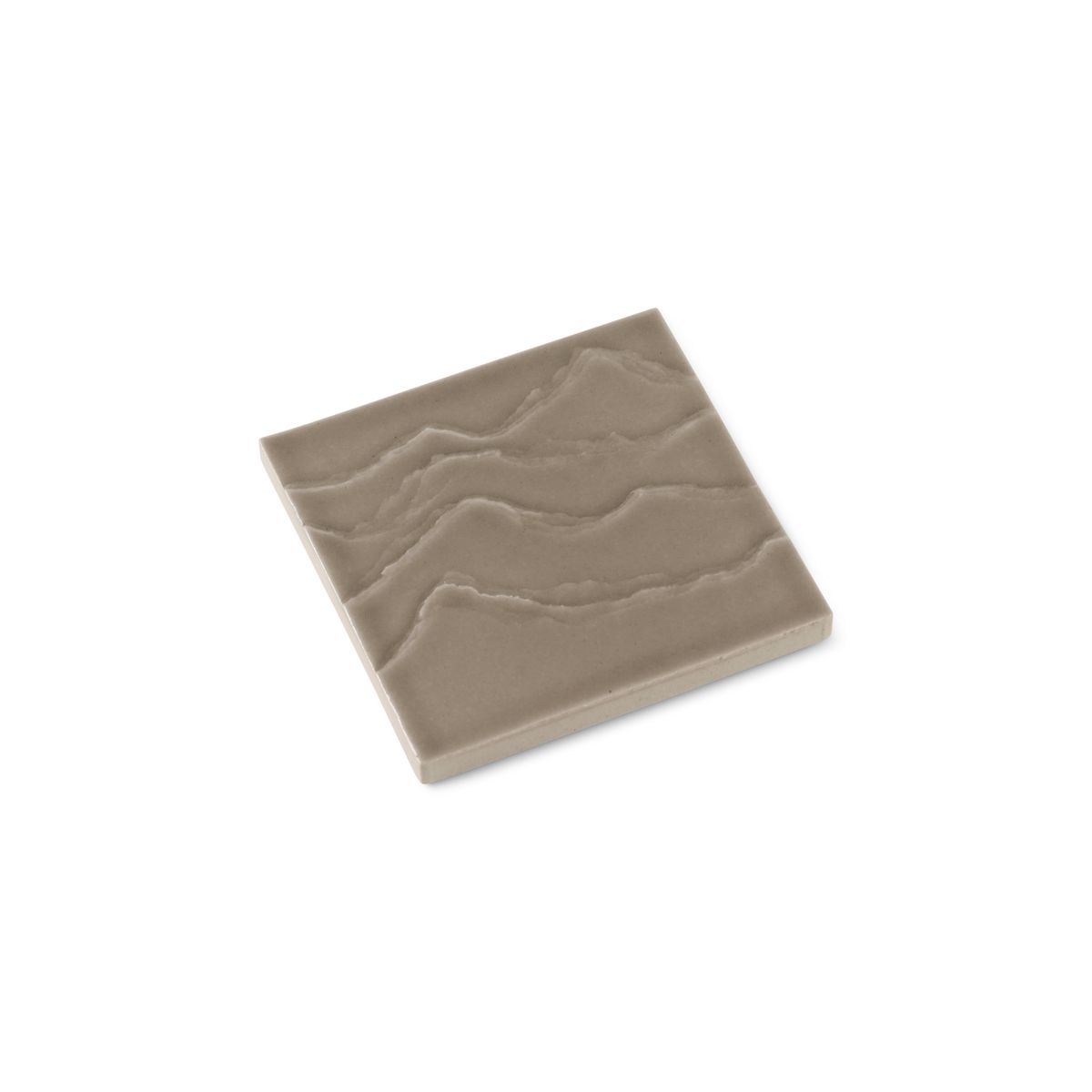 KOHLER Landshapes™ by Daniel Arsham 4" x 4" Feature Tile produced by the KOHLER WasteLAB