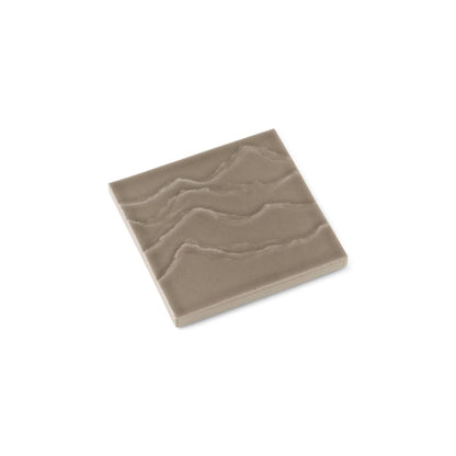 KOHLER Landshapes™ by Daniel Arsham 4" x 4" Feature Tile produced by the KOHLER WasteLAB