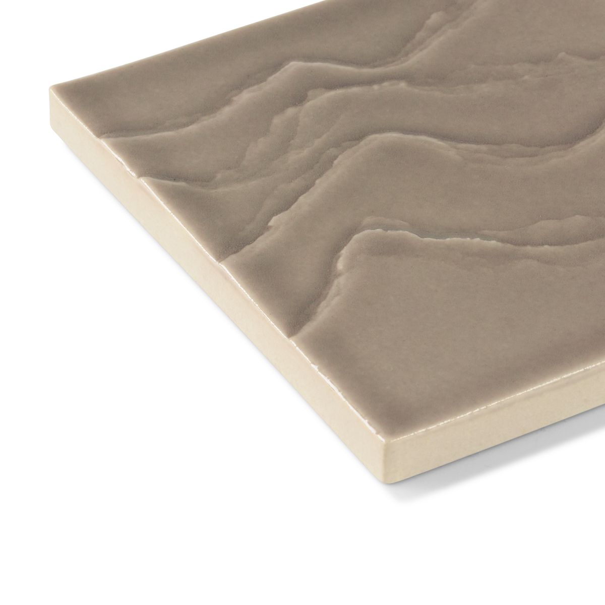 KOHLER Landshapes™ by Daniel Arsham 4" x 4" Feature Tile produced by the KOHLER WasteLAB