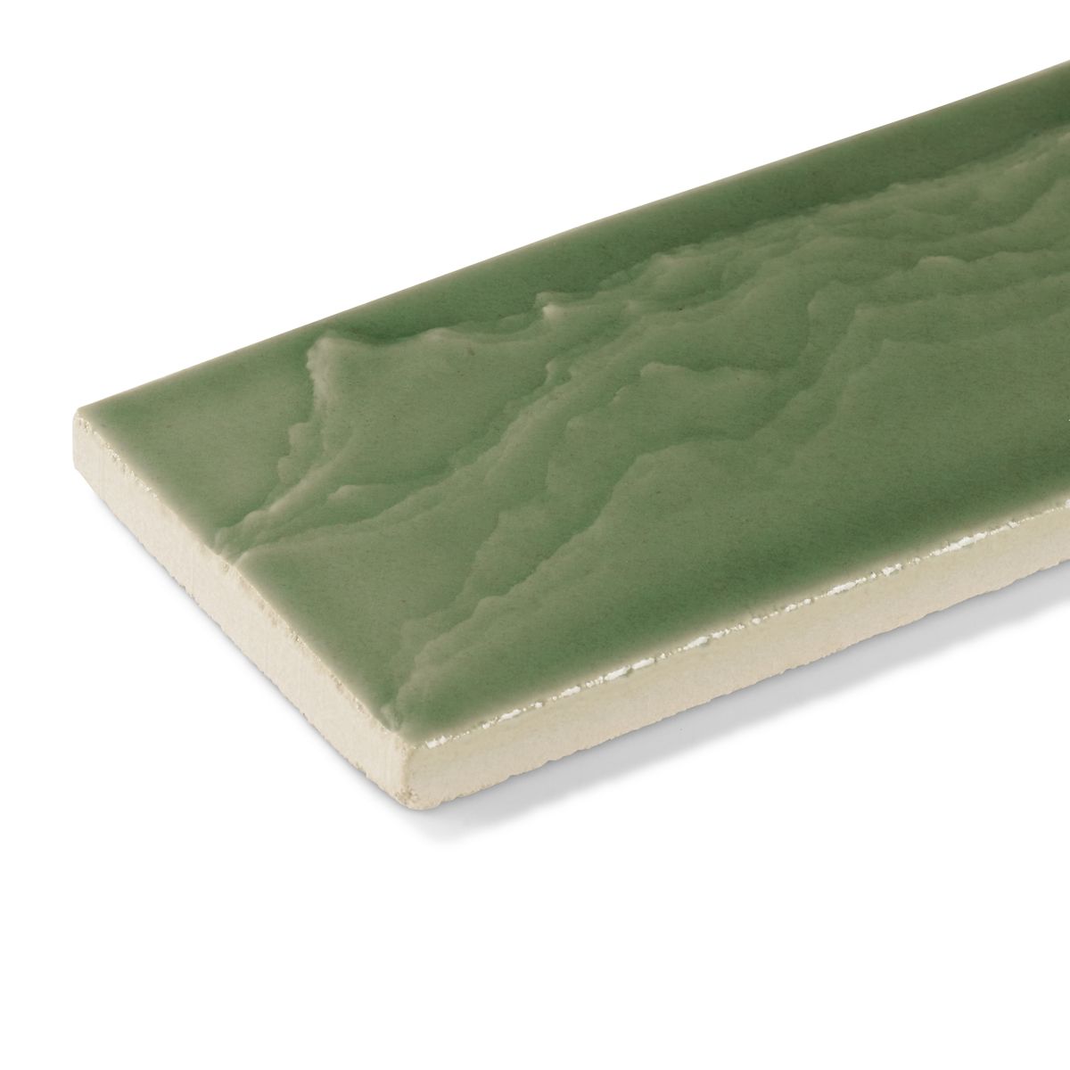KOHLER Landshapes™ by Daniel Arsham 3" x 12" feature tile produced by the KOHLER WasteLAB