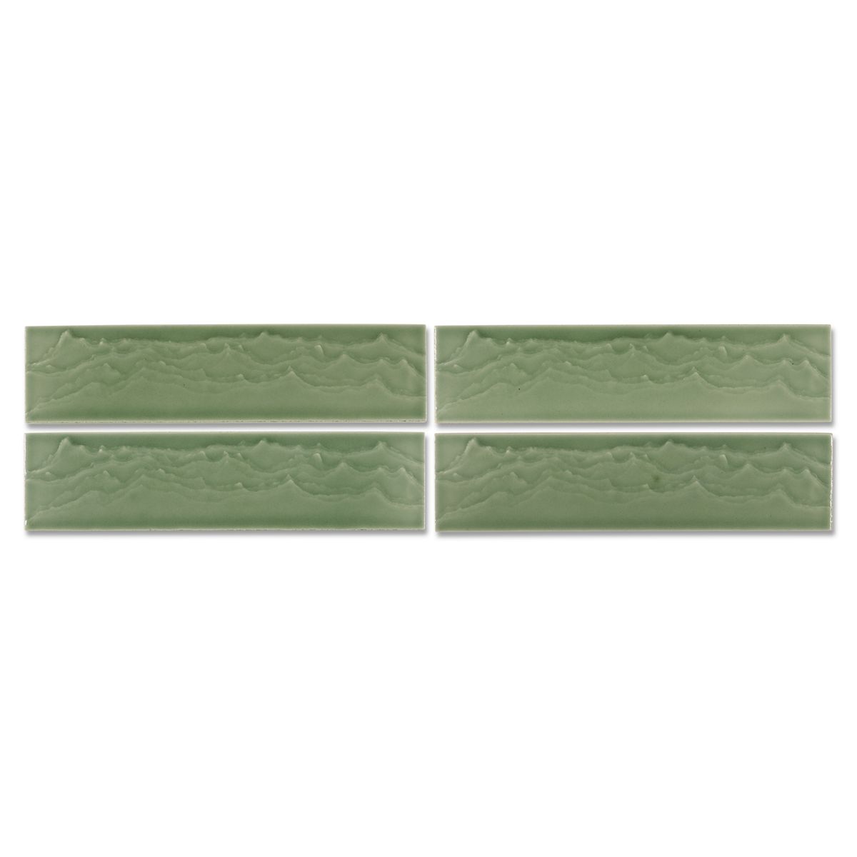KOHLER Landshapes™ by Daniel Arsham 3" x 12" feature tile produced by the KOHLER WasteLAB