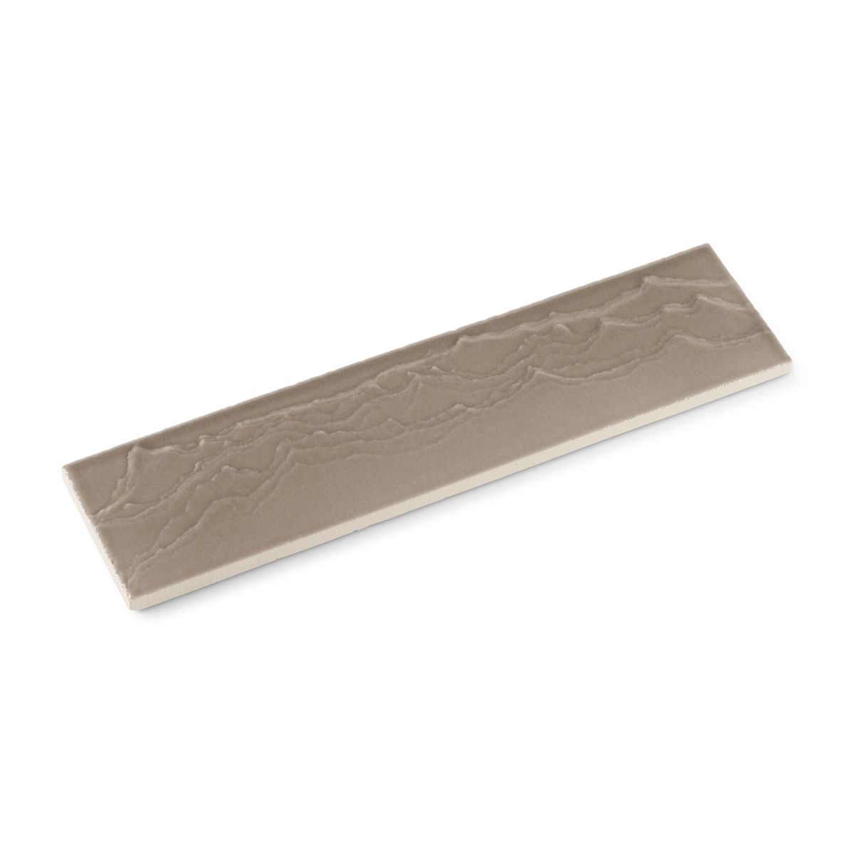 KOHLER Landshapes™ by Daniel Arsham 3" x 12" feature tile produced by the KOHLER WasteLAB