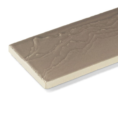 KOHLER Landshapes™ by Daniel Arsham 3" x 12" feature tile produced by the KOHLER WasteLAB