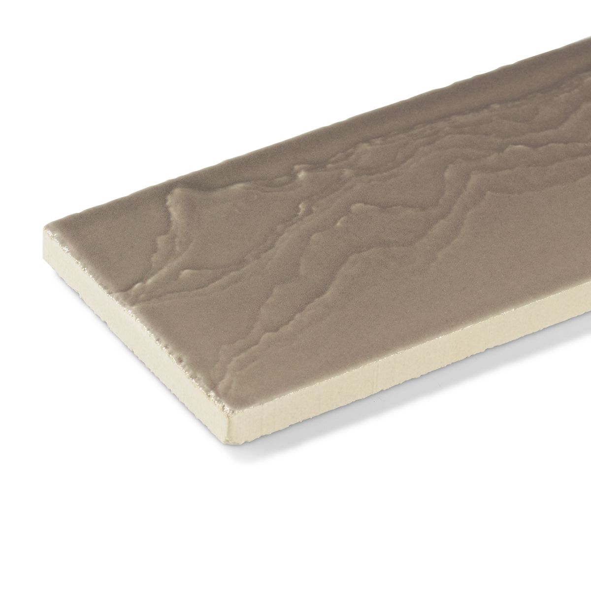 KOHLER Landshapes™ by Daniel Arsham 3" x 12" feature tile produced by the KOHLER WasteLAB