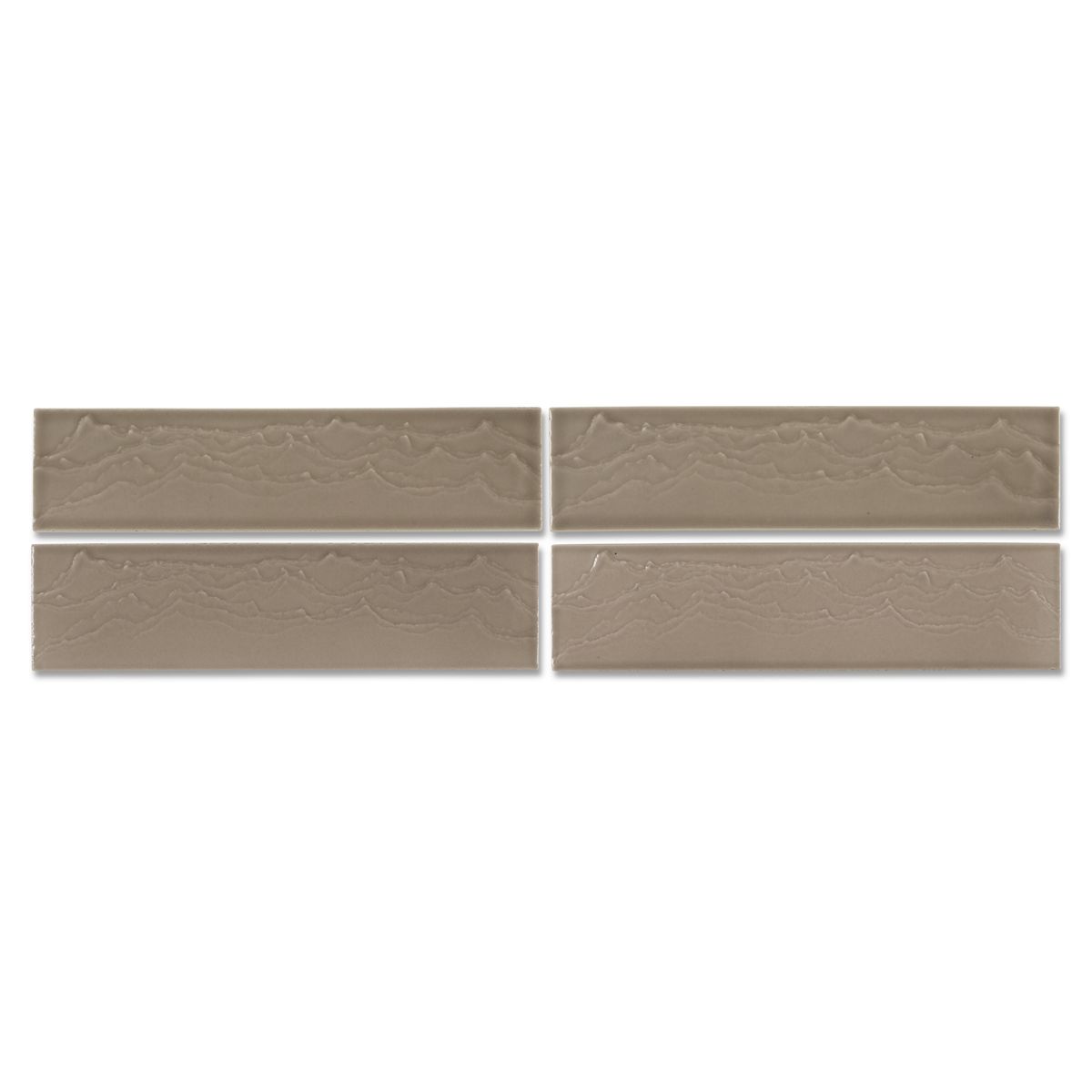 KOHLER Landshapes™ by Daniel Arsham 3" x 12" feature tile produced by the KOHLER WasteLAB