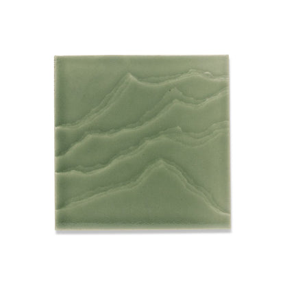 KOHLER Landshapes™ by Daniel Arsham 6" x 6" feature tile produced by the KOHLER WasteLAB