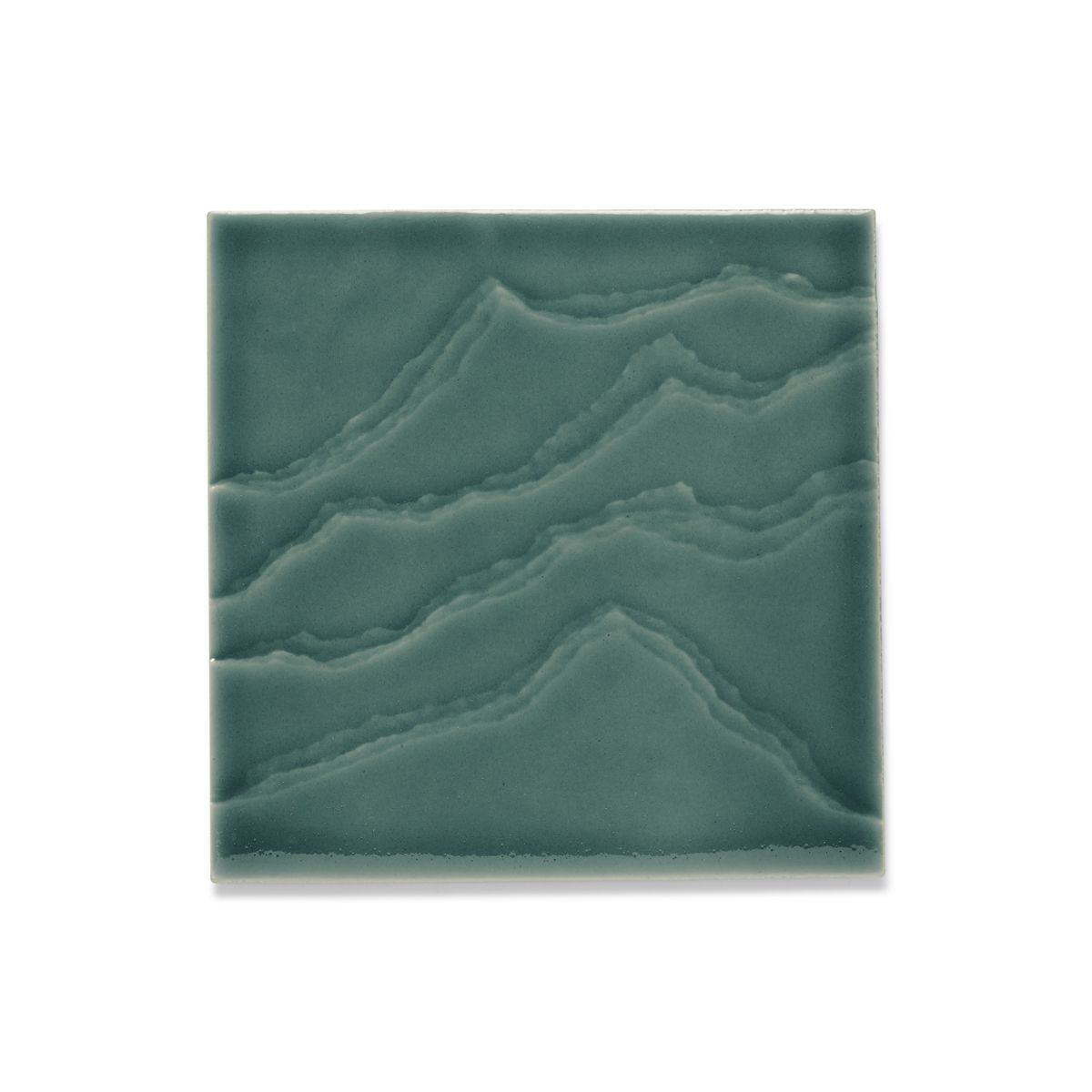 KOHLER Landshapes™ by Daniel Arsham 6" x 6" feature tile produced by the KOHLER WasteLAB