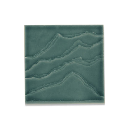 KOHLER Landshapes™ by Daniel Arsham 6" x 6" feature tile produced by the KOHLER WasteLAB