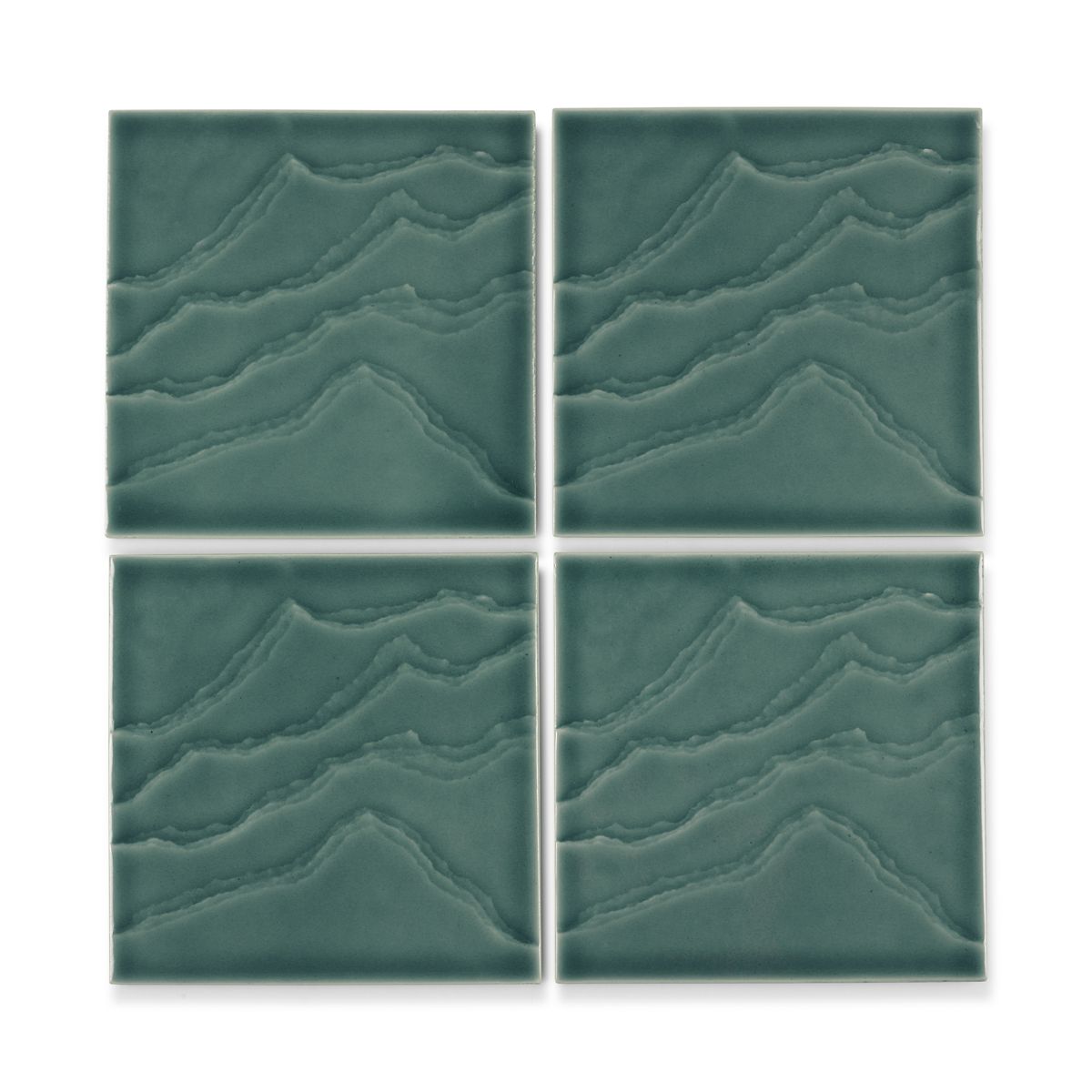 KOHLER Landshapes™ by Daniel Arsham 6" x 6" feature tile produced by the KOHLER WasteLAB