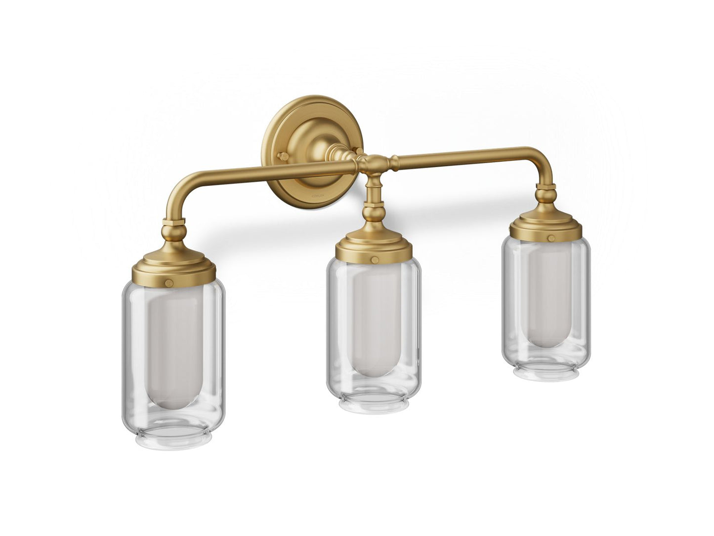 3/4 view of product with dimensions