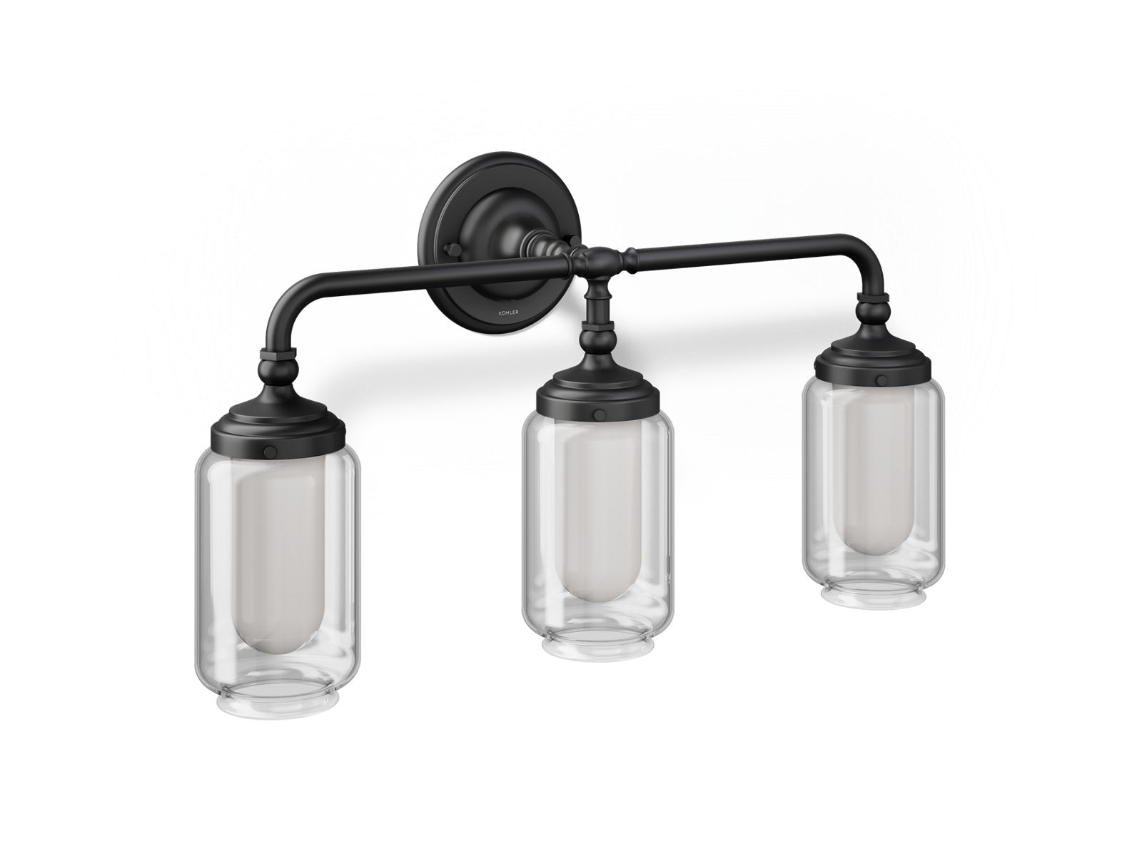 3/4 view of product with dimensions