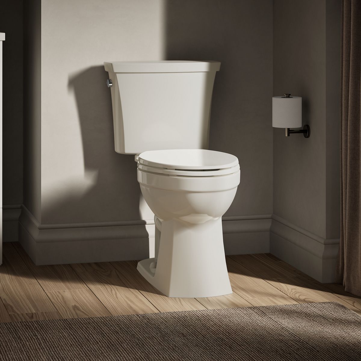 KOHLER K-32809 Kelston Elongated toilet bowl, biscuit - view 2