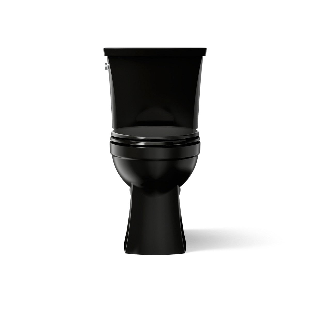 KOHLER K-32810 Kelston Two-piece elongated toilet, 1.28 gpf, black black - view 2