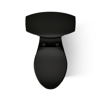 KOHLER K-32810 Kelston Two-piece elongated toilet, 1.28 gpf, black black - view 3