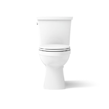 KOHLER K-32810 Kelston Two-piece elongated toilet, 1.28 gpf, white - view 2