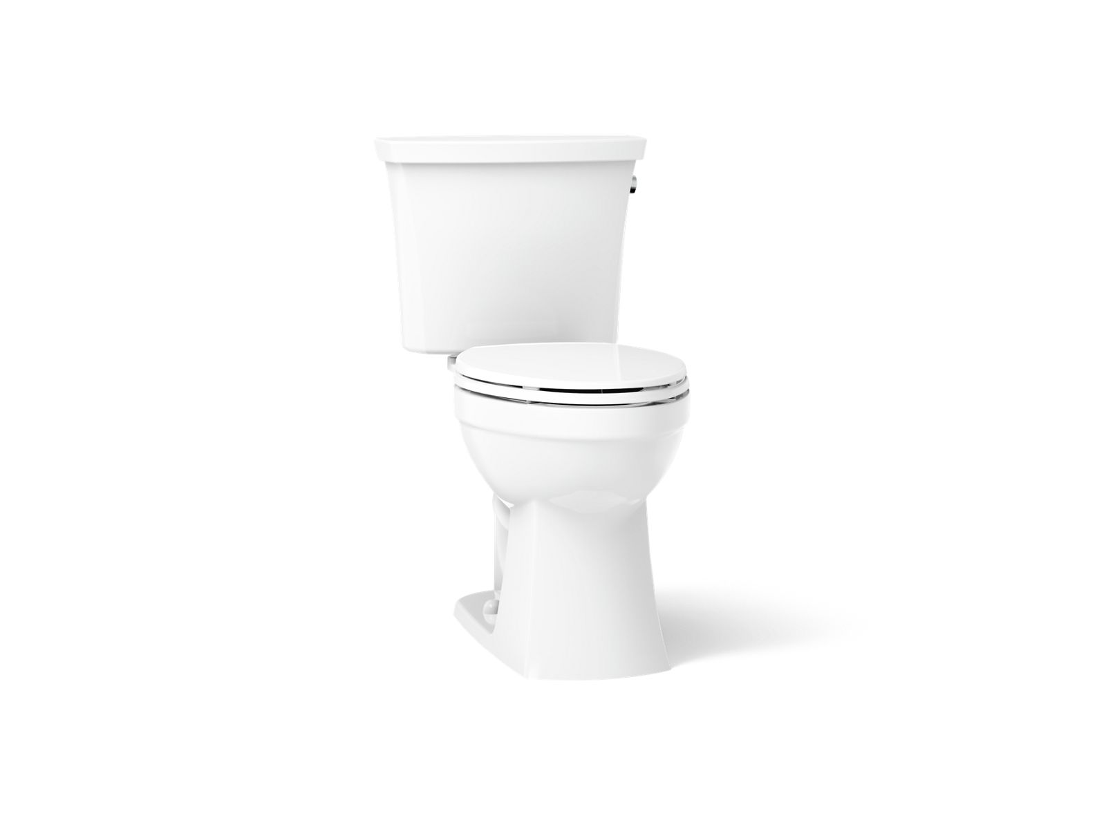 KOHLER K-32810-RA Kelston Two-piece elongated toilet, 1.28 gpf - White