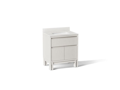KOHLER Solive™ 30" bathroom vanity cabinet with sink and quartz top