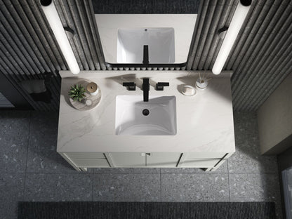 KOHLER Solive™ 48" bathroom vanity cabinet with sink and quartz top