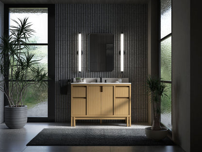 KOHLER Solive™ 48" bathroom vanity cabinet with sink and quartz top