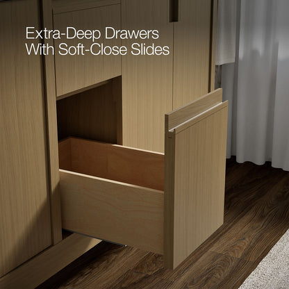 KOHLER Solive™ 60" bathroom vanity cabinet with sinks and quartz top