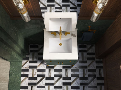 KOHLER Calpa™ 24" bathroom vanity cabinet with sink and quartz top
