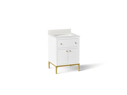 KOHLER Calpa™ 24" bathroom vanity cabinet with sink and quartz top