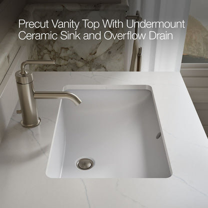 KOHLER Solive™ 24" bathroom vanity cabinet with sink and quartz top