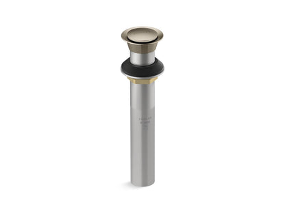 KOHLER K-33151 Clicker drain without overflow, vibrant brushed bronze