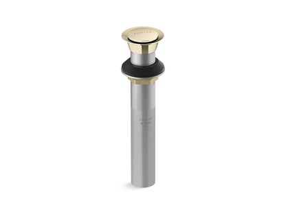 KOHLER K-33151 Clicker drain without overflow, vibrant french gold