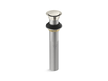 KOHLER K-33151 Clicker drain without overflow, vibrant polished nickel
