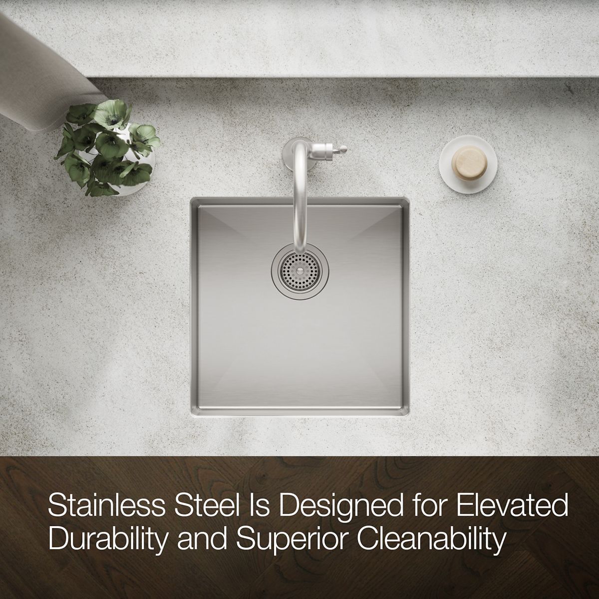 KOHLER Strive 18-1/4" undermount single-bowl bar sink