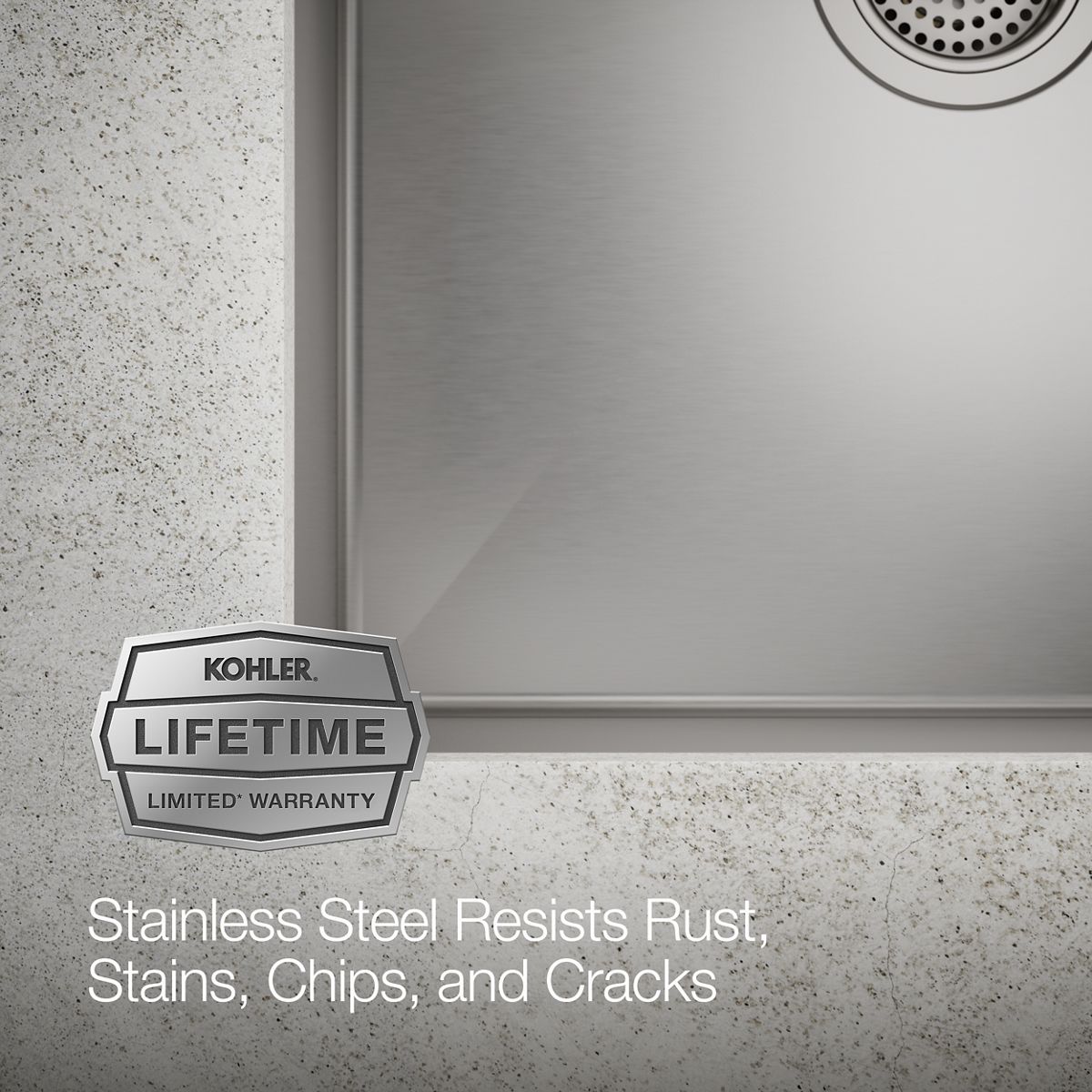 KOHLER Strive 20" undermount single-bowl bar sink