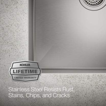 KOHLER Strive 20" undermount single-bowl bar sink