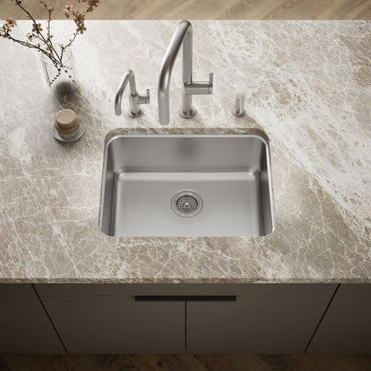 KOHLER K-3325 Undertone 23" undermount single-bowl kitchen sink