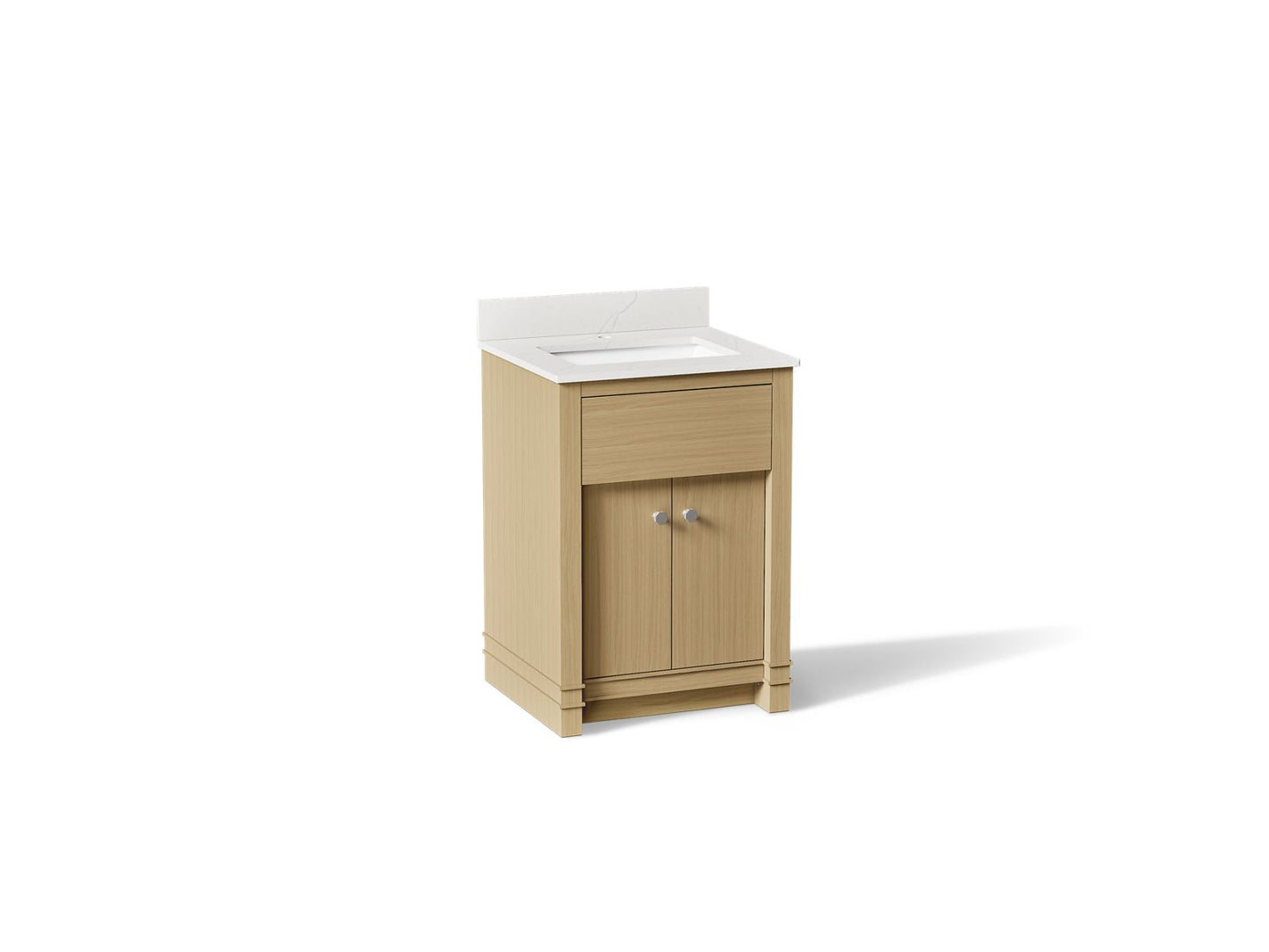 KOHLER Alouette™ 24" bathroom vanity cabinet with sink and quartz top