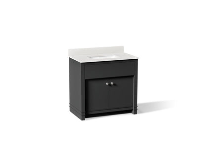 KOHLER Alouette™ 36" bathroom vanity cabinet with sink and quartz top