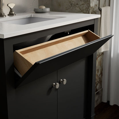 KOHLER Alouette™ 36" bathroom vanity cabinet with sink and quartz top
