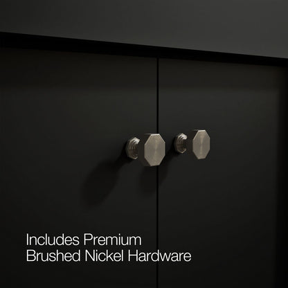 KOHLER Alouette™ 72" bathroom vanity cabinet with sinks and quartz top