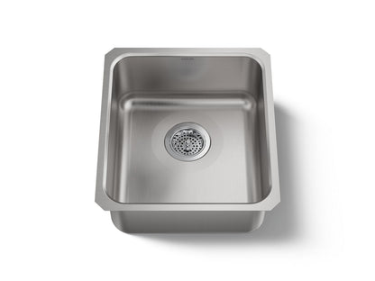 KOHLER K-3331 Undertone 15-3/4" undermount single-bowl bar sink