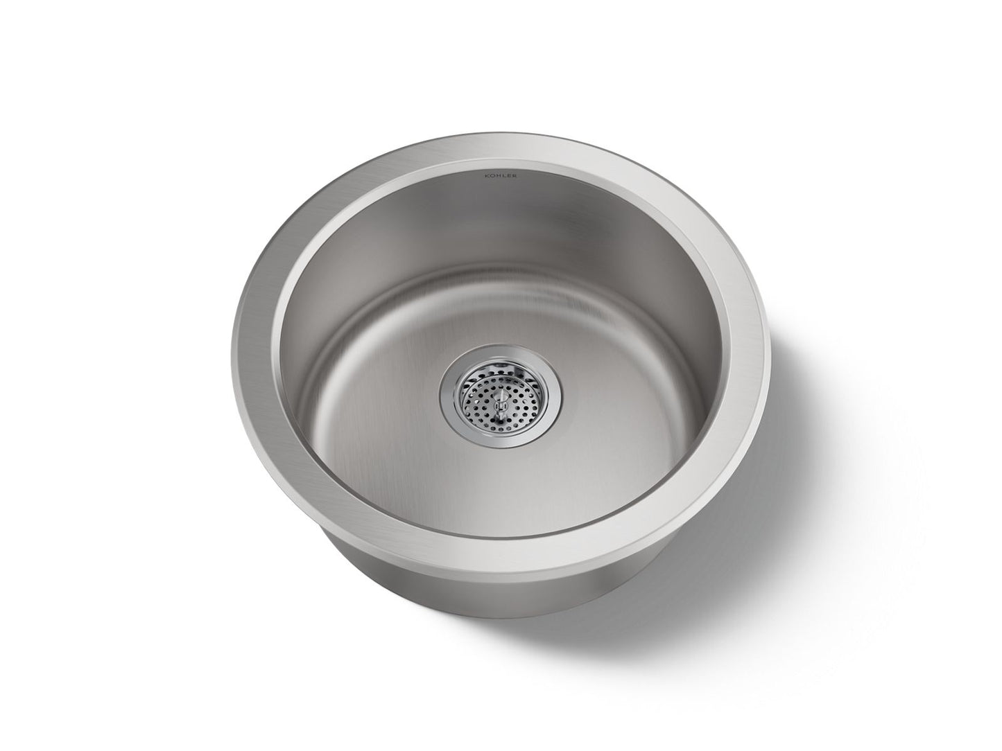 KOHLER K-3341 Undertone Lyric 18-1/2" top-/undermount single-bowl bar sink
