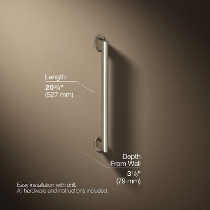 3/4 view of product with dimensions