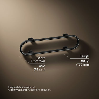 3/4 view of product with dimensions