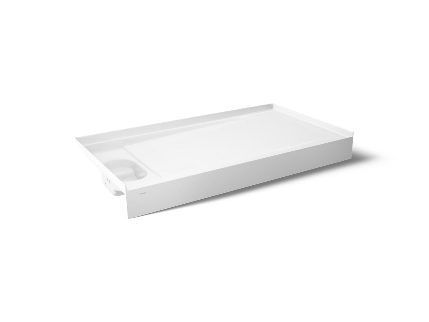 KOHLER K-33473 Anthem EvoCycle 60" x 32" alcove shower base, left drain