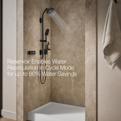 KOHLER K-33479 Anthem EvoCycle 48" x 32" alcove shower base, left drain