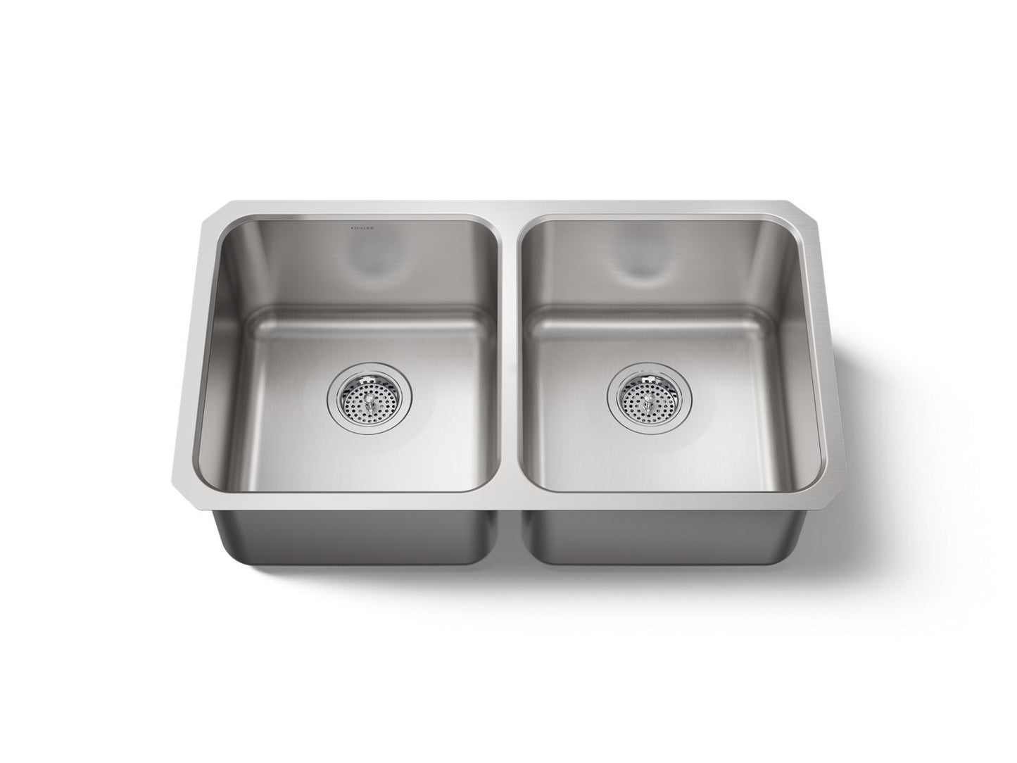 KOHLER K-3350 Undertone 31-1/2" undermount double-bowl kitchen sink