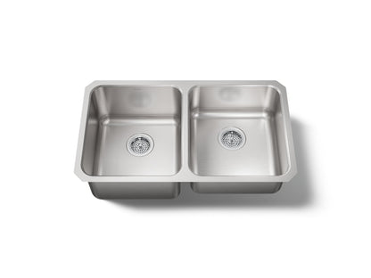 KOHLER K-3351 Undertone 31-1/2" undermount double-bowl kitchen sink