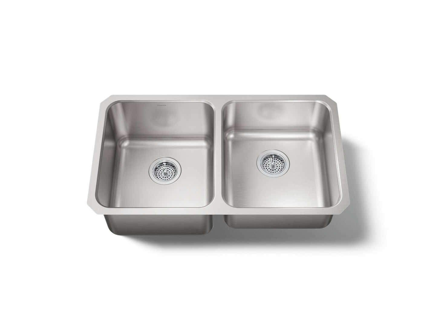 KOHLER K-3351 Undertone 31-1/2" undermount double-bowl kitchen sink