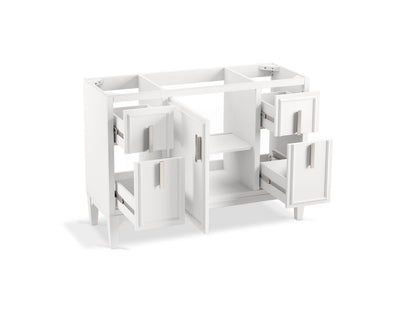 KOHLER K-33546-ASB Southerk 48" bathroom vanity cabinet with sink and quartz top
