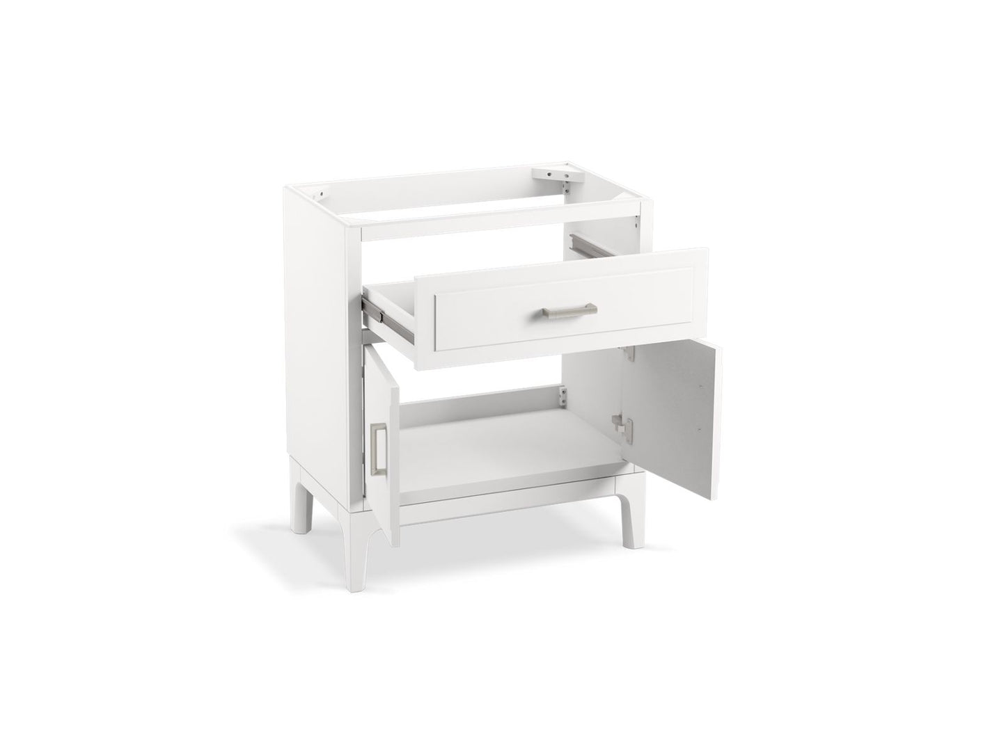 KOHLER K-33552-ASB Seer 30" bathroom vanity cabinet with sink and quartz top