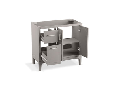 KOHLER K-33553-ASB Seer 36" bathroom vanity cabinet with sink and quartz top